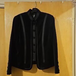 Josephine Chaus Black Velvet Jacket